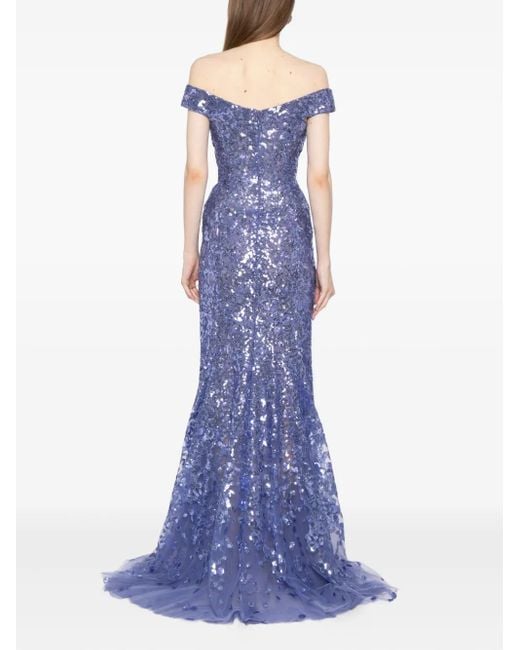 Robe Sans Manches À Sequins Saiid Kobeisy en coloris Purple