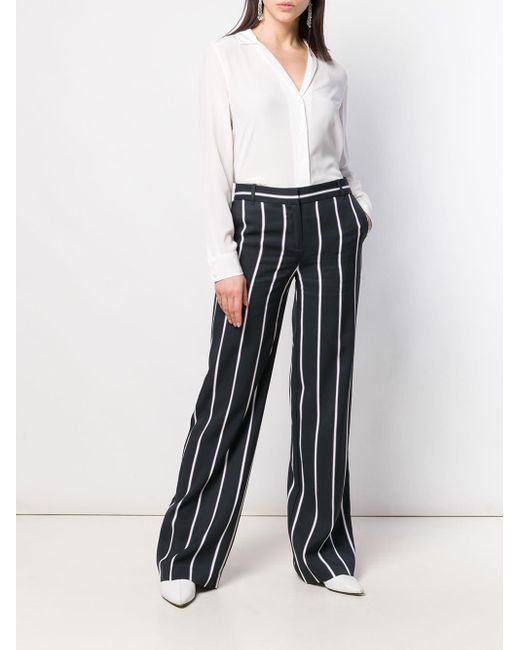 striped palazzo trousers