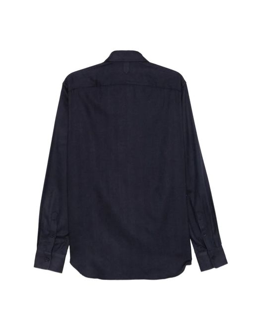 Canali Blue Button-Down Shirt for men