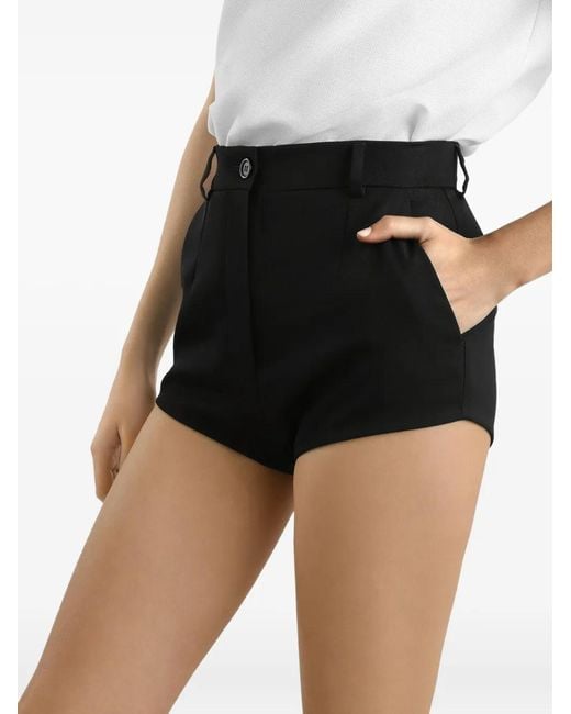 Dolce & Gabbana Black Button Shorts