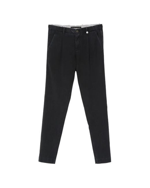 Myths Black Pleated Trousers for men