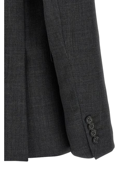 Pal Zileri Black Single-breasted Suit for men