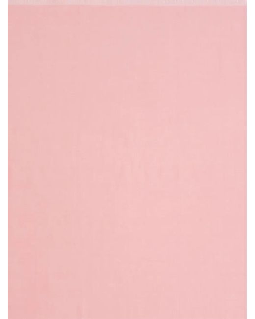 Bompard Pink Fringe Scarf