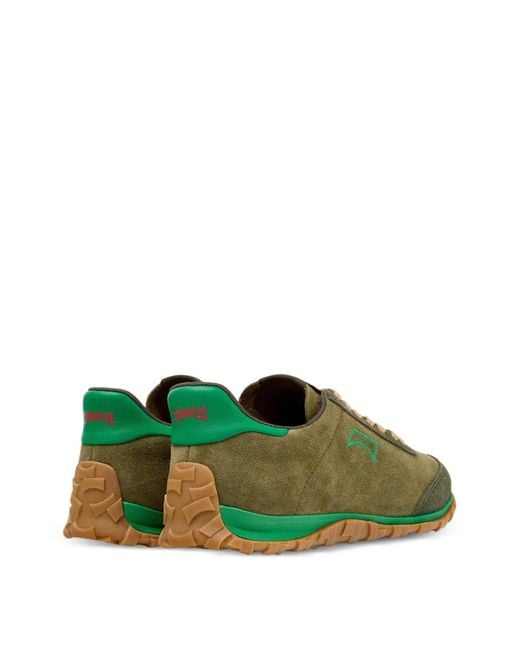 Camper Green Drift Walk Suede Sneakers