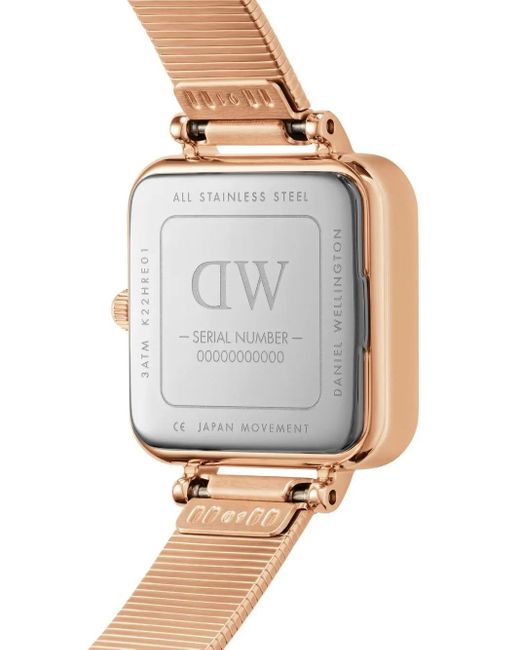 Daniel Wellington Green Metallic Quadro Studio Watch