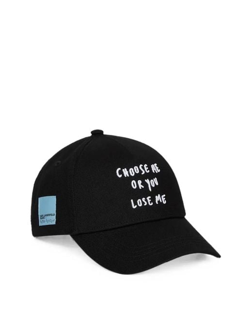Karl Lagerfeld Black X Pietro Terzini Cap for men