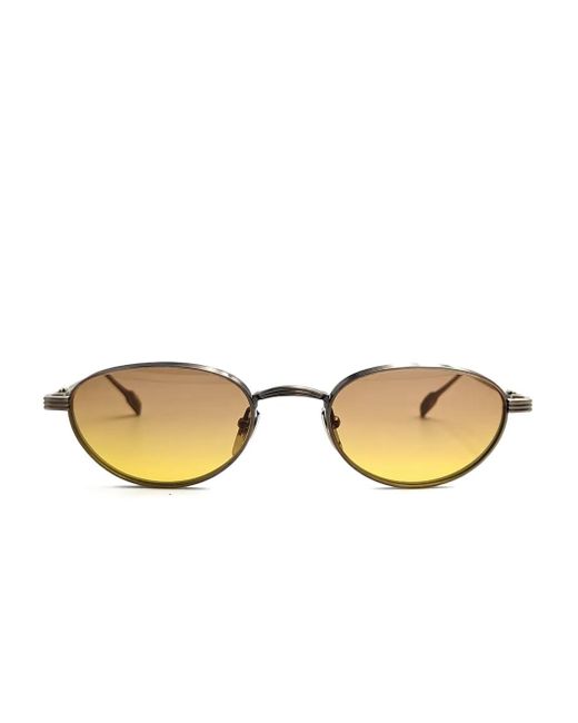 Chrome Hearts Metallic Oval-Frame Sunglasses