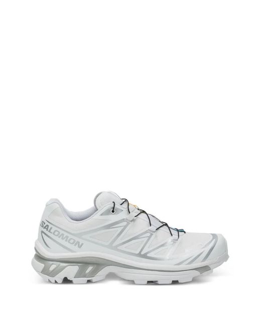 Salomon White Xt-6 Logo Sneakers for men