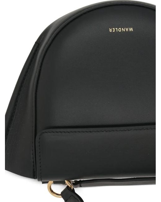 Wandler Black Mini Hortensia Leather Tote Bag