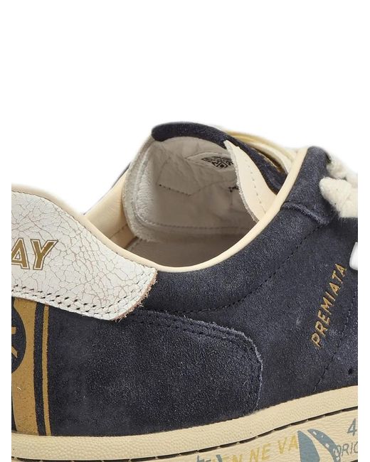 Premiata Bost Clay Sneakers Mit Logo-Patch in Blue für Herren