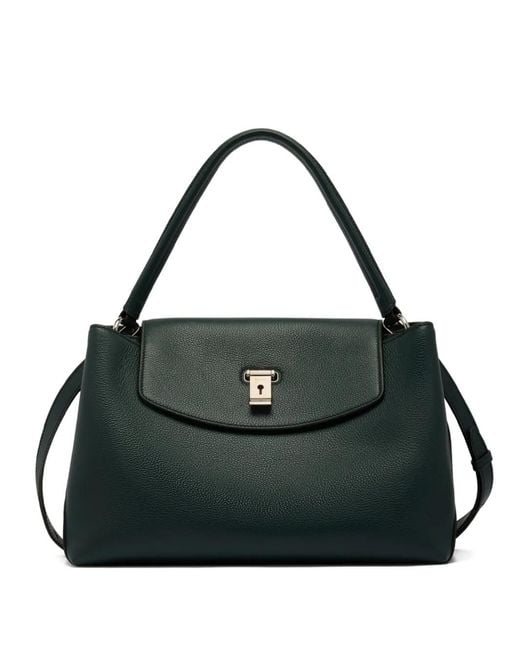 Borsa Tote Lock Me di Bally in Black