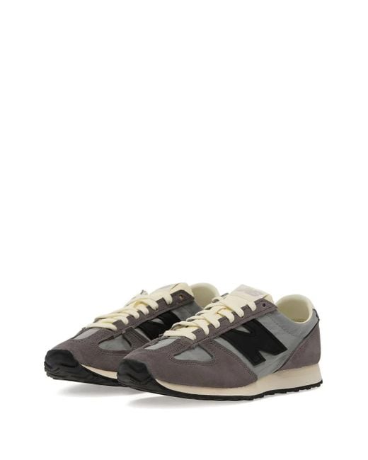 New Balance Gray 471 Suede Sneakers
