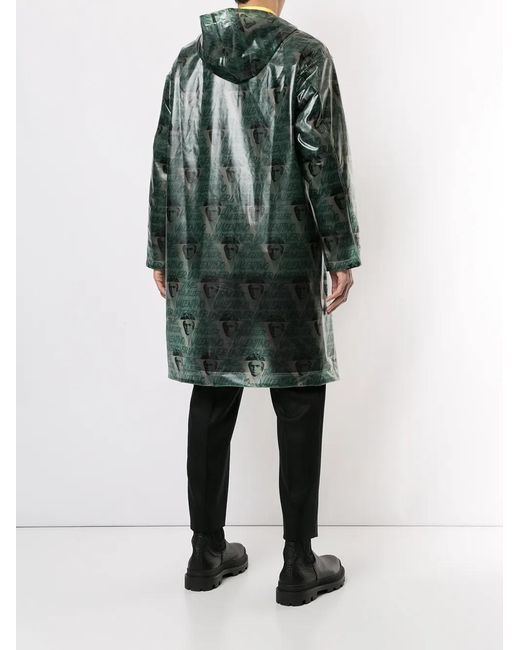 Undercover Green Clockwork Orange All-over Print Raincoat for men