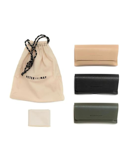 Gafas de sol Skyloop con montura redonda PETER AND MAY de color Black