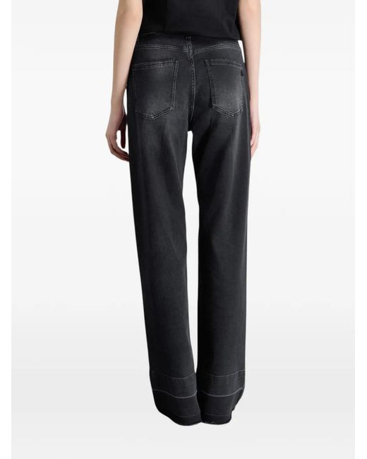 Gaelle Paris Black Embellished Denim Jeans