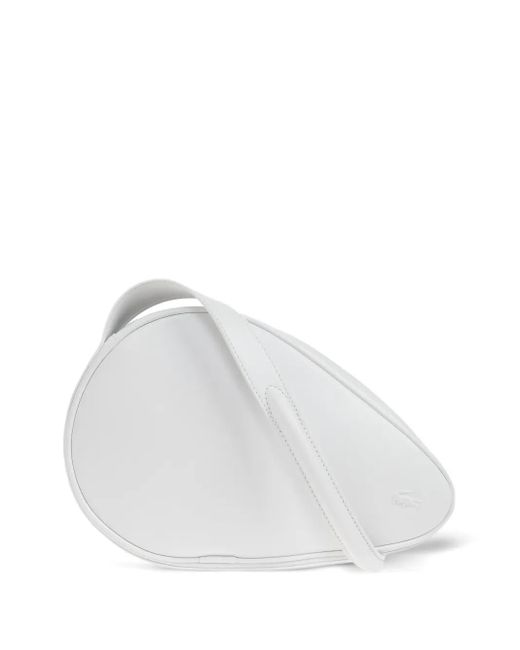 Lacoste Leather Tote Bag White