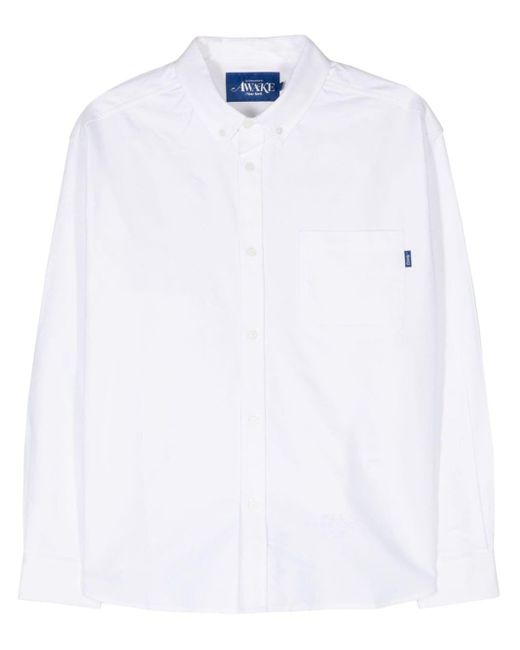 AWAKE NY Hemd mit Button-down-Kragen in White für Herren