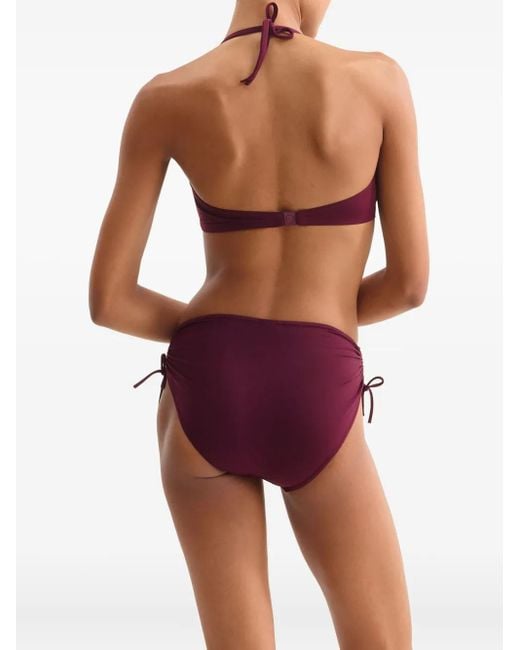 Eres Purple Sofia Side-Tie Bikini Briefs