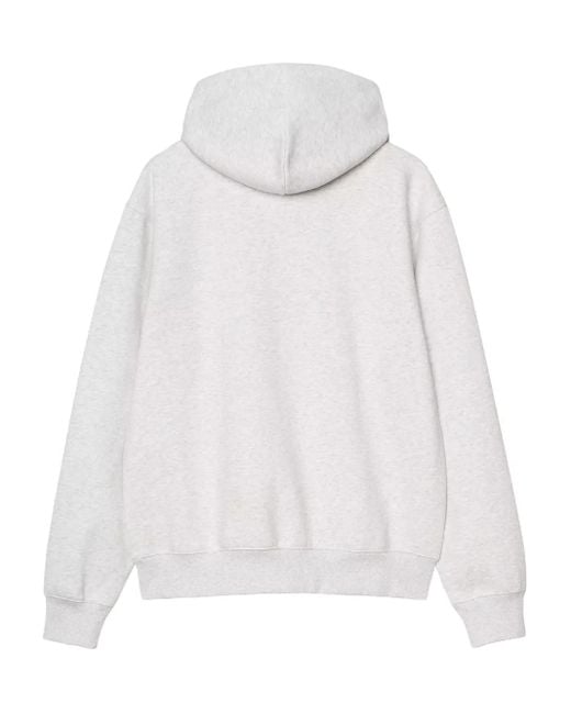 Sudadera con capucha y logo Carhartt de color White