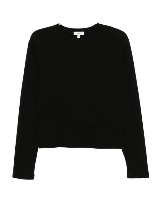Agolde Black Sydney Long-Sleeve T-Shirt
