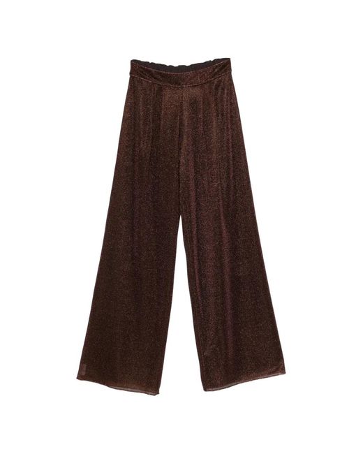 Oseree Brown Lumiere Tailored Long Pants