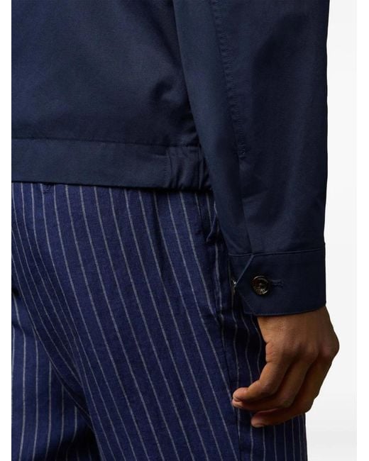 Hackett Bomberjack Met Logopatch in het Blue voor heren