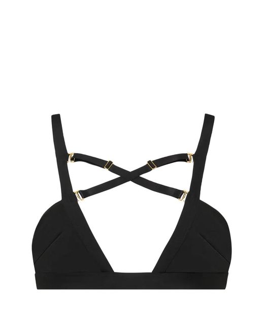 Maison Close Black Fatale Bandeau Bikini Top