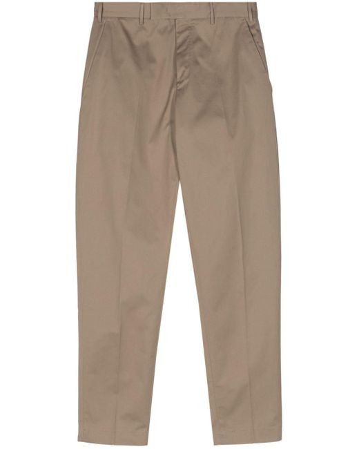 PT Torino Natural Mid-rise Cotton Chino Trousers for men