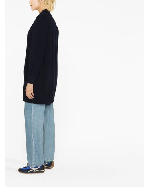 Vince Blue Open-Front Cashmere Cardigan