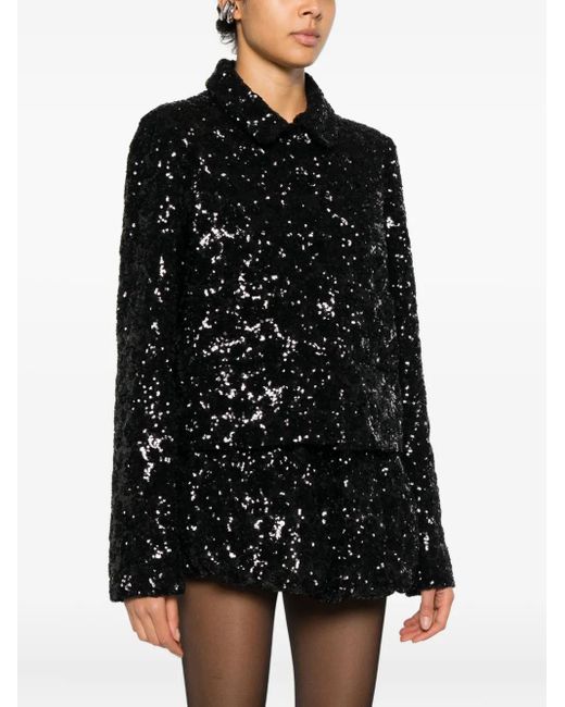 N°21 Black Sequin Jacket