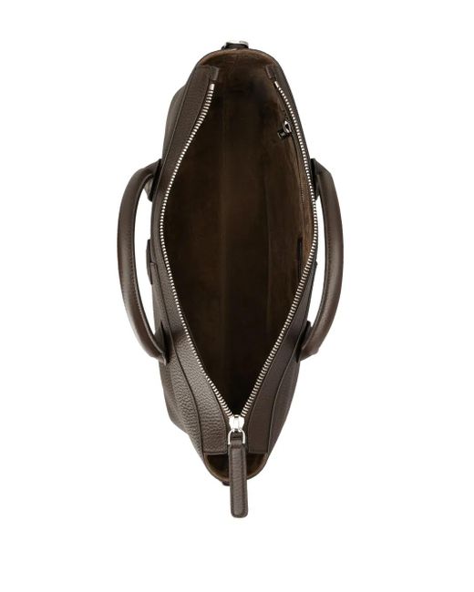 Tod's Di Leren Aktetas Met Logopatch in het Brown voor heren