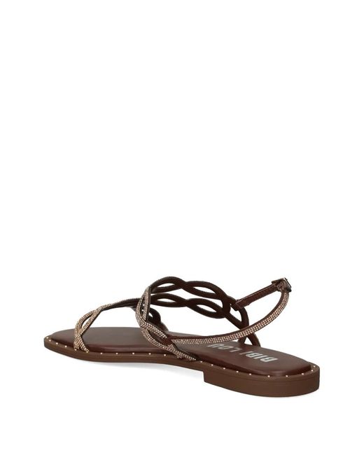 Bibi Lou White Illion Crystal-Embellished Sandals