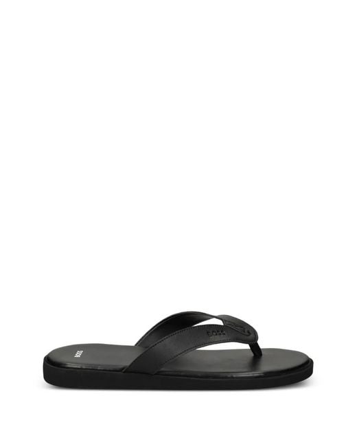 Boss Black Sandales À Logo Emé for men