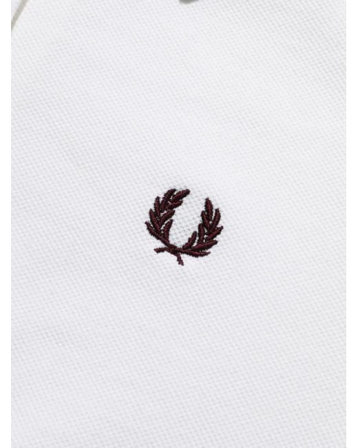 Fred Perry ロゴ ポロシャツ White