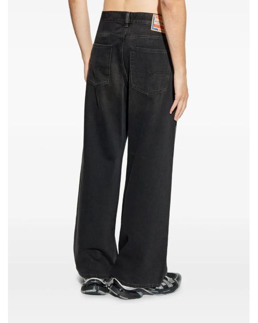 DIESEL D-Rise Jeans Met Vervaagd Effect in het Black voor heren