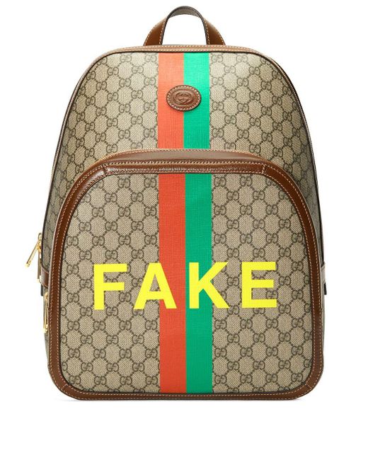 Tóxico Día del Maestro Arbitraje Mochila con estampado Fake Gucci de hombre de color Neutro | Lyst