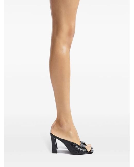 Giuseppe Zanotti Black 90Mm Gz Mya Sandals