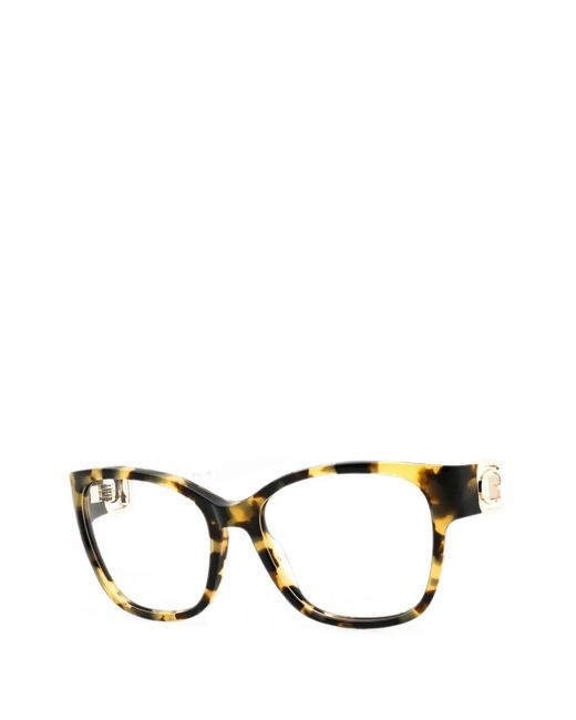 Guess Black Rectangle-Frame Glasses