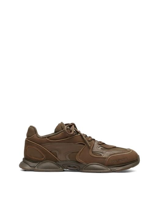 Axel Arigato Brown Eris Panelled Sneakers for men
