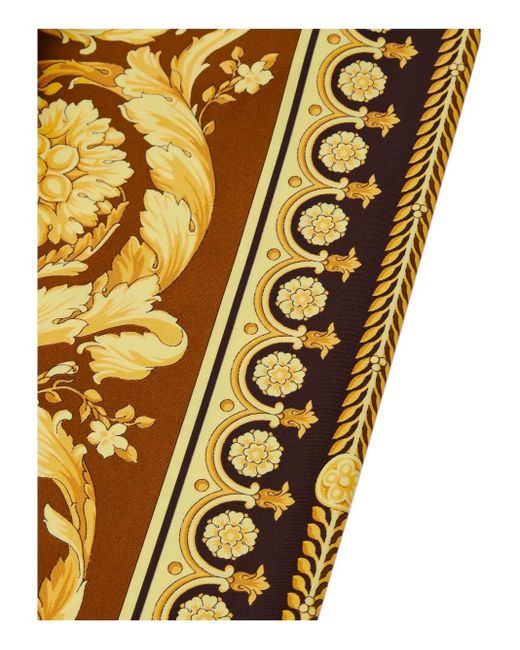 Versace Metallic Barocco Print Leggings