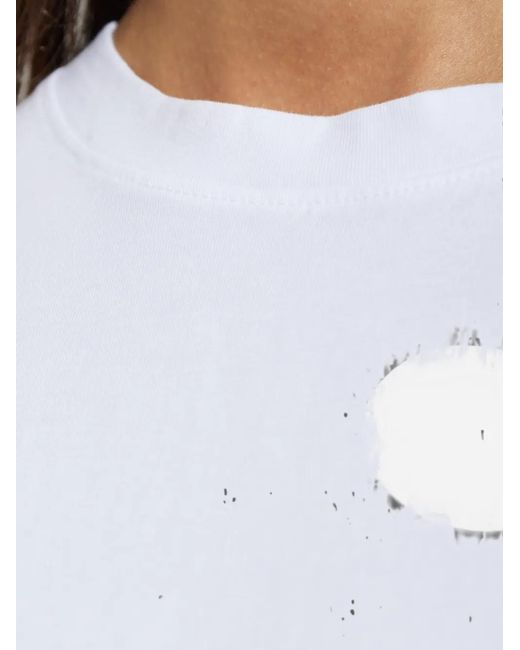 Rag & Bone White Crew-Neck T-Shirt