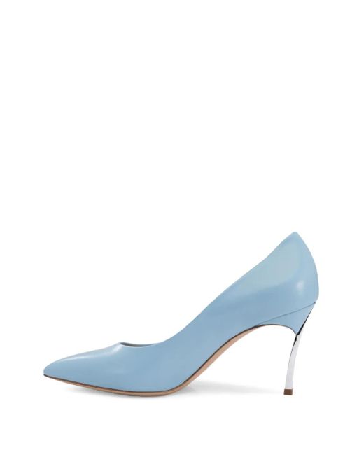 Casadei Blue 'Blade' Pumps