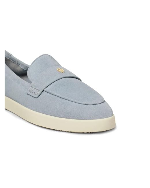 Tory Burch Blue Flat Shoes