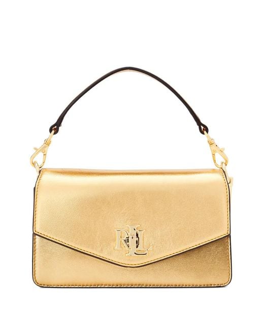 Ralph Lauren Metallic Sac À Bandoulière À Rabat