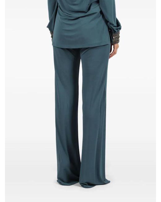 Alberta Ferretti Jersey Broek in het Blue