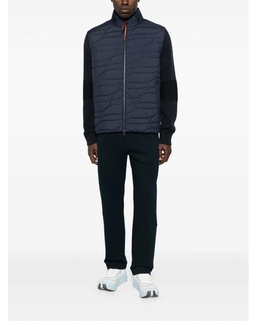Moncler Blue Quilted Jacket for men