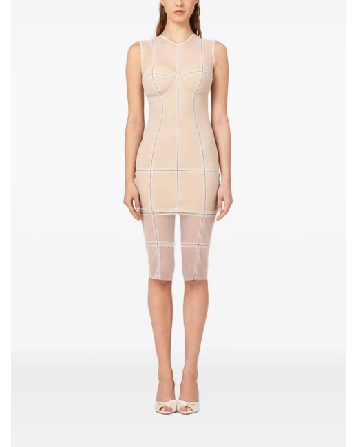 Murmur Natural Figure Midi Dress