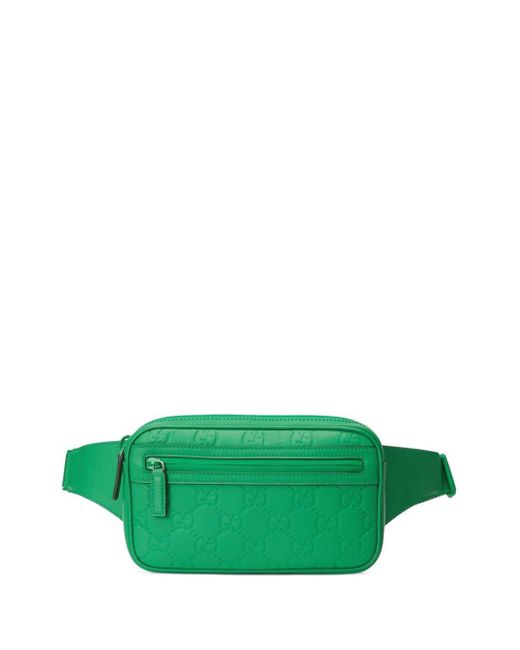 Gucci Green GG Buckled Belt Bag for men