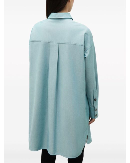 Robe-chemise à coupe oversize 12 STOREEZ en coloris Blue