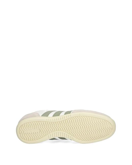 Adidas White Barreda Lo Striped Panelled Sneakers